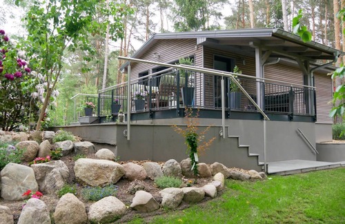 Schwielochsee House | Holiday Home 'Am Kiefernweg 1' with Lake View, Private Terrace and Private Garden