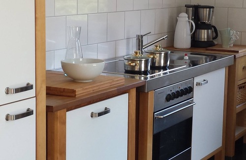 Rieste House | Holiday Home 'Birkenhof Alfsee' with Private Garden and Wi-Fi