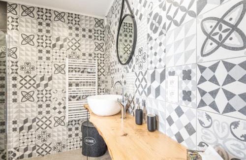 Bretteville-sur-Ay House | Holiday Home Blue House by Interhome