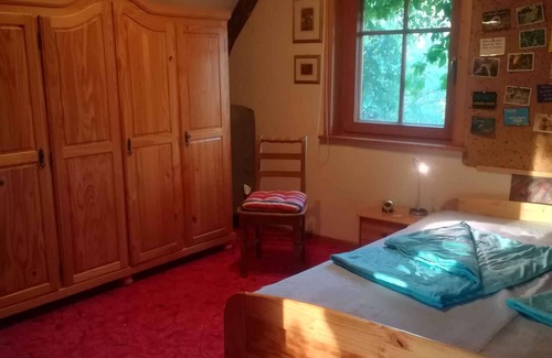 Trebbin House | Holiday home Clay house with natural bathing pond