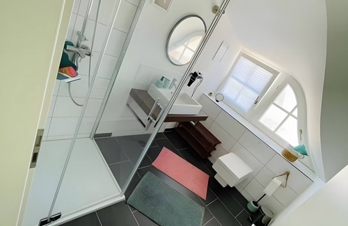 Stove House | Holiday Home 'Ferienhaus Mühlenperle' with Private Terrace, Private Garden and Wi-Fi