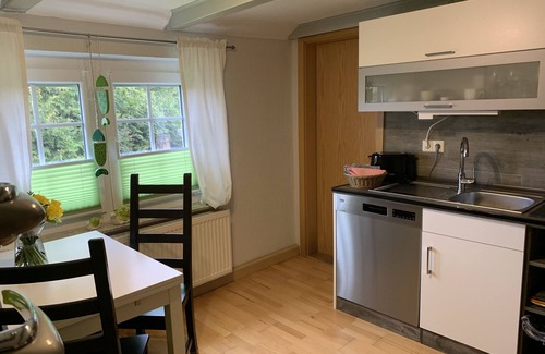 Dornum House | Holiday Home 'Deichperle Tini' with Shared Terrace and Wi-Fi