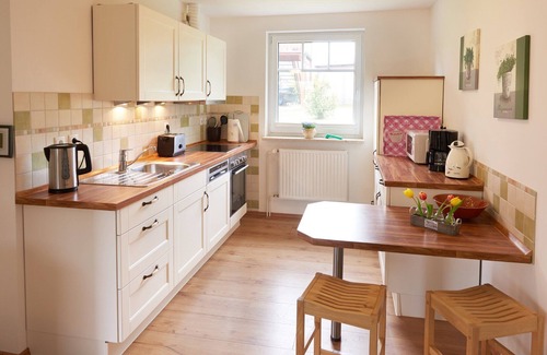 Borgstedt House | Holiday Home 'Eiderblick' with Private Terrace, Private Garden and Wi-Fi