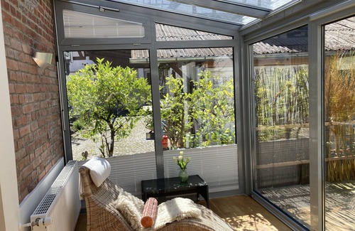 Eichelsachsen House | Holiday Home 'Ferienhaus bei Juste' with Private Terrace, Shared Garden and Wi-Fi