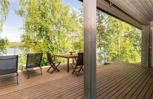 Enonkoski House | Holiday Home Hot pool cottage iitu by Interhome