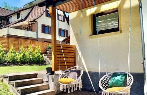 Kappelrodeck House | Holiday Home 'Im Weindorf -4 Erw 2 Ki-' with Mountain View, Private Terrace and Wi-Fi