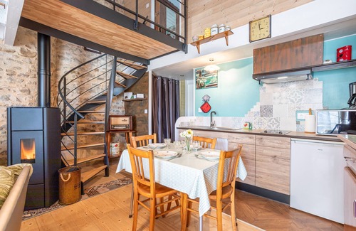 Pouzauges House | Holiday Home 'L'étable 15kms Puy Du Fou' with Private Terrace and Wi-Fi