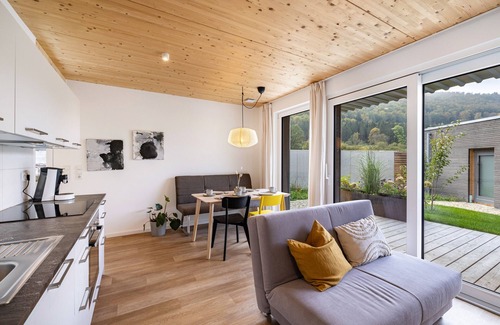Beuron House | Holiday Home 'Lupus 1' with Mountain View, Private Terrace and Wi-Fi