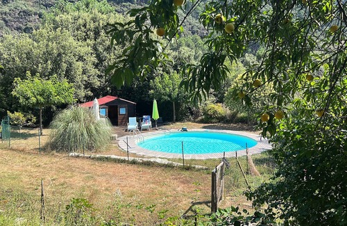 Saint-Paul-la-Coste House | Holiday Home 'Maison « la Clede »' with Mountain View, Private and Private Terrace