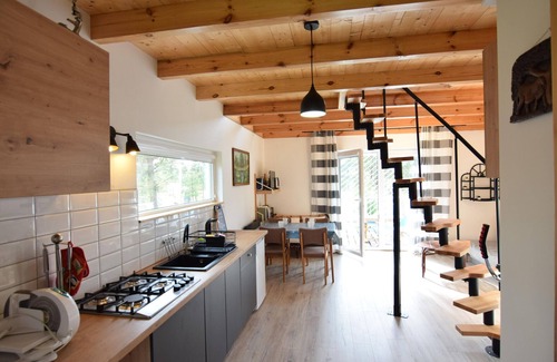 Parchowo House | Holiday Home near Lake Mausz with Sauna