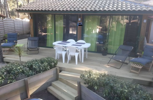 Moliets-et-Maa House | Holiday Home 'Stéphane Le Gac' with Shared Pool, Private Terrace and Wi-Fi