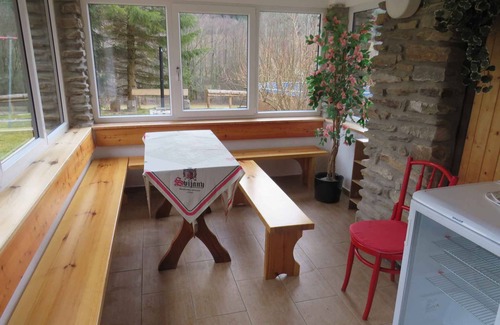 Svinna House | Holiday home with fireplace, sauna, games room and heated pool