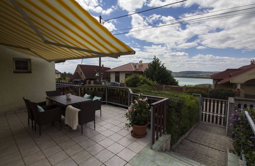 Balatonfuzfo House | Holiday home with heated outdoor pool, air conditioning, panorama of Lake Balaton