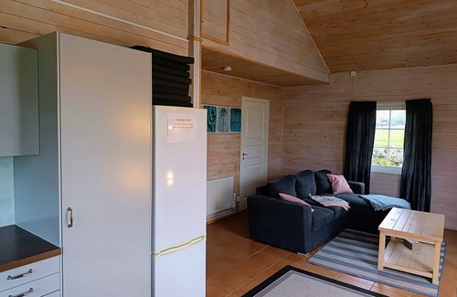 Vackelsang Ski Chalet | Holiday home with lake view, pool and boat in Småland