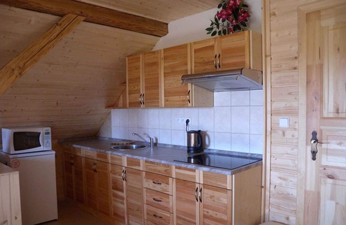 Vlcice House | Holiday home with outdoor swimming pool and pub in western style
