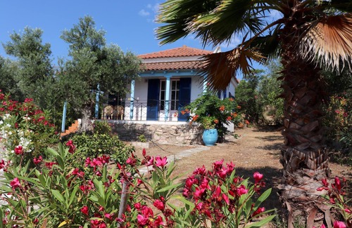 Kompi House | Holiday house amid olive groves, sea view, wifi | Messenia, Peloponnese