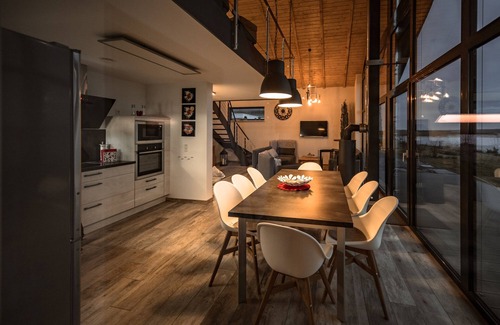 Lobnitz House | Holiday house Chalet 100 with private beach, sauna and fireplace!