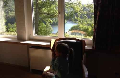 Biersdorf am See House | Holiday house with lake view, terrace, fireplace, sauna, outdoor whirlpool, quiet location