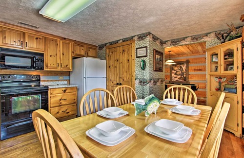 Gatlinburg - Pigeon Forge Cabin | Holidays ARE CLOSE - MNT Views - WiFi- King Beds - Fishing Themed - Hot Tub