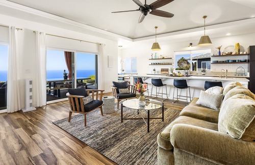Holualoa House | "Holualoa Sea and Sky" with Panoramic Ocean View
