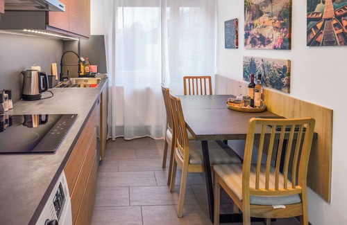 Mitte Apartment | Home 1 - Luxury apartment, near trade fair, in the center of Nuremberg with balcony & parking space