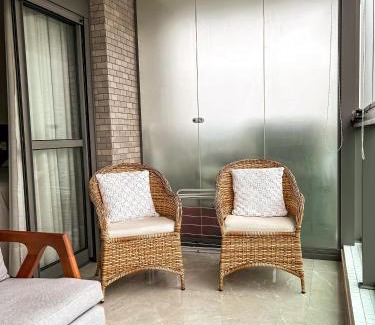 Vila Clais House | Home 48 I Apto pé na areia e com Piscina Aquecida em Bertioga