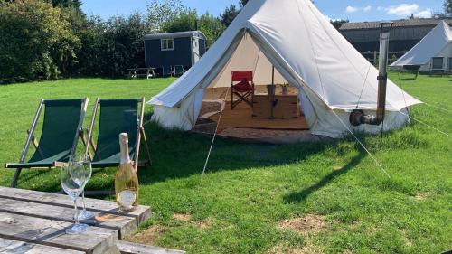 Lacey Green Other | Home Farm Radnage Glamping Bell Tent 6, with Log Burner and Fire Pit