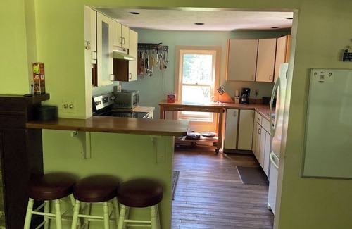 Monson House | Home in the woods - Big, Acreage, Nature Oasis, King Bed, Giant Windows