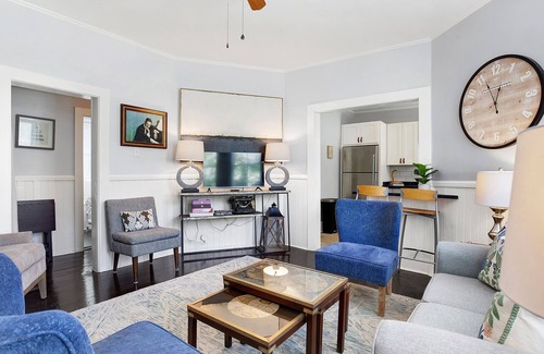 Dixon Park House | Home in Victorian District Near Forsyth Park, Heated Pool Access