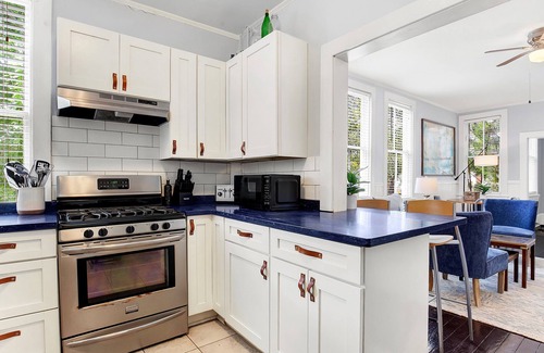 Dixon Park House | Home in Victorian District Near Forsyth Park, Heated Pool Access