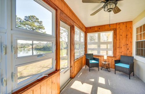 Christchurch House | Home on Locklies Creek w/Boat Dock & Lift!
