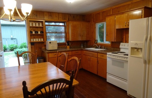 Mears Cottage | Home on the lake. Walk out your door for Swimming, boating or morning coffee.