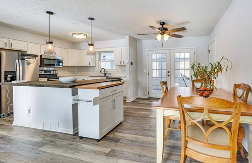Bath House | Home w/Fire Pit & Sunroom: 9 Mi to Downtown Akron