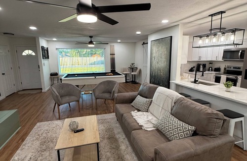 Brookline Station House | Home with private pool, pool table, and a great location