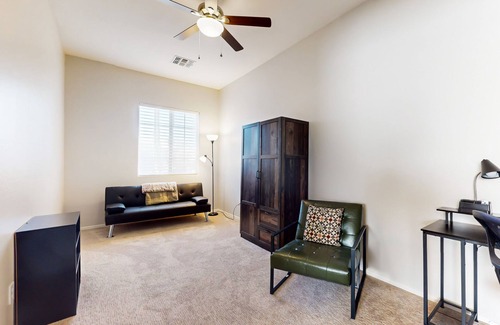 Sonoran Foothills House | Home with private yard, office, billiards, on-site pool, hot tub & tennis courts