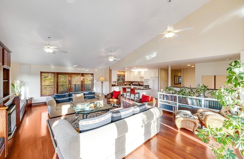 Fort Bragg House | Home with Two Fully-Appointed Living Areas, Game Room, Lounge, Sauna, Decks