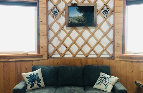 Fritz Creek House | Homer Nordic Yurt-Modern living in rustic style! Front door hiking, sking, more!