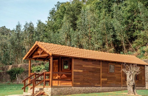 Branca Ski Chalet | Homerez - Chalet for 2 ppl. with shared pool at Branca - Albergaria-a-Velha