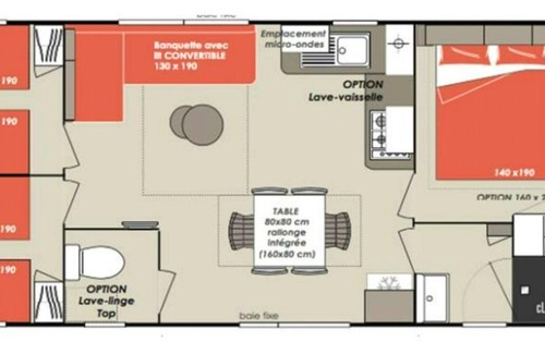 La Cote Radieuse House | Homerez - 150 m away from the beach! Nice bungalow for 6 ppl. with shared pool