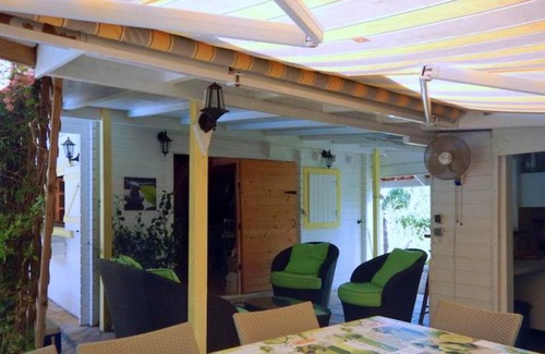 Le Vauclin Ski Chalet | Homerez - 150 m away from the beach! Chalet for 4 ppl. with swimming-pool