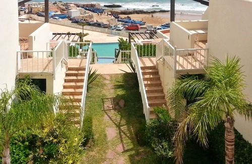 Tiguert Apartment | Homerez - Appartement for 5 ppl. with shared pool and sea view at Tiguert