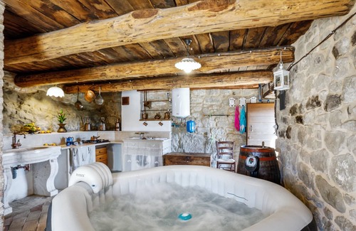 Roccafluvione Ski Chalet | Homerez - Big chalet for 10 ppl. with jacuzzi, terrace and balcony at Meschia