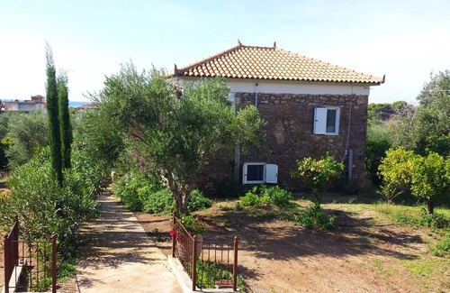 Lepreo House | Homerez - Big house for 12 ppl. with sea view, terrace and balcony at Kakovatos