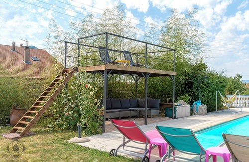 Voreppe Apartment | Homerez - Bright apartment in Voreppe, 43 m² with pool