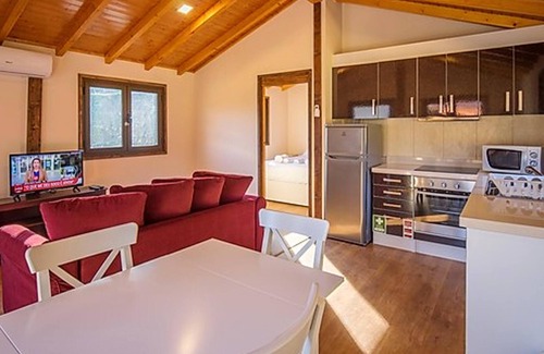 Branca Ski Chalet | Homerez - Chalet for 2 ppl. with shared pool at Branca, Albergaria-a-Velha