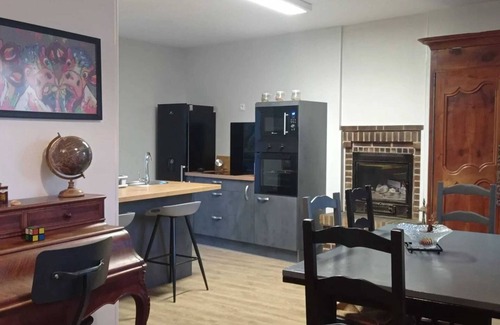 Sourdeval House | Homerez - Charming house in Sourdeval with fireplace and terrace