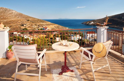 Vlychadia House | Homerez - House 350 m away from the beach for 6 ppl. with sea view at Kalymnos
