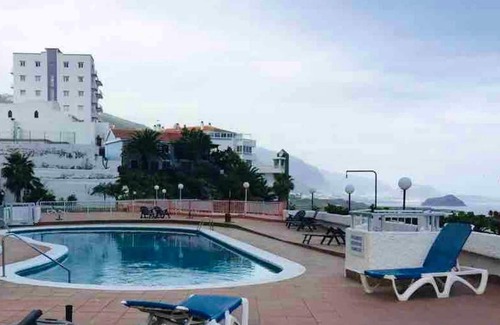 San Marcos Apartment | Homerez - Nice studio 700 m away from the beach for 3 ppl. with shared pool