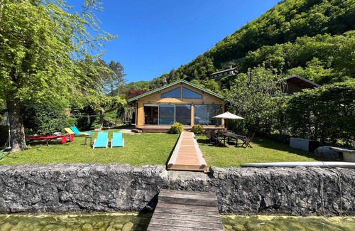 Angon Ski Chalet | Homerez - Waterfront chalet, Lake Annecy