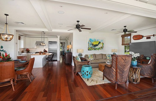 Poipu House | Honu Hale at Kukui'ula: Elegant Poipu Home w/Pool, Spa & AC